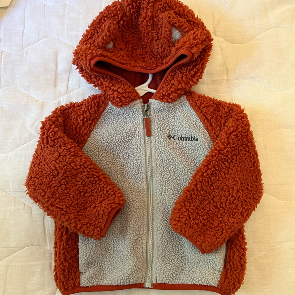 Columbia fox fleece jacket 12-18 months